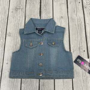 Limited Two Girls Denim Vest Size 5
